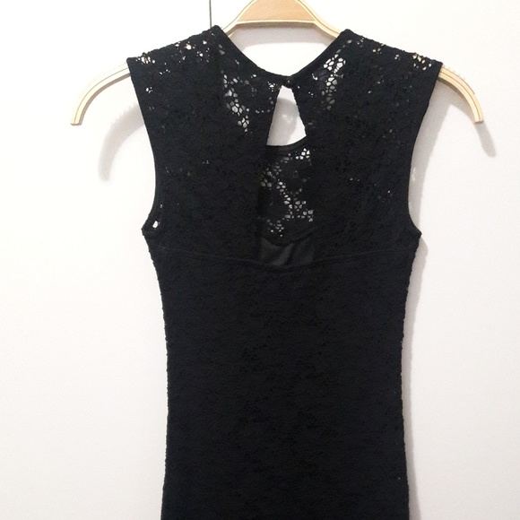 Papaya Black Lace Dress Small - Picture 3 of 3